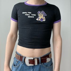 Scary Miss Mary Loves Edward tshirt Vintage 90s goth